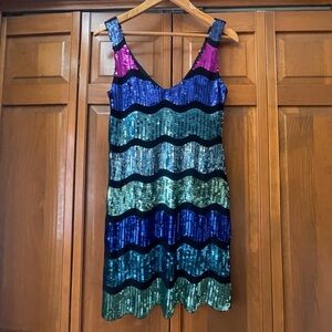 Y2K Fredrick’s of Hollywood Sequin Cocktail Dress